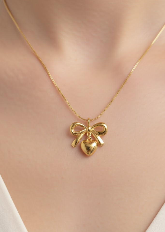 The Adore Bow Necklace