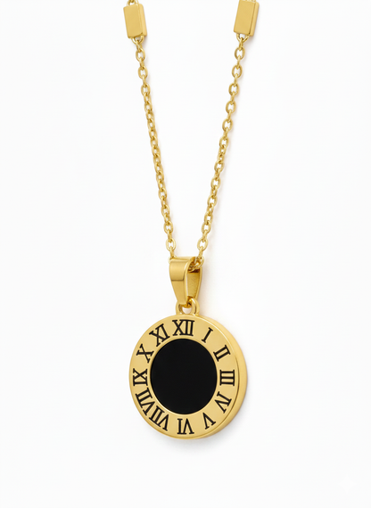 The Midnight Roman Classic Gold Pendant