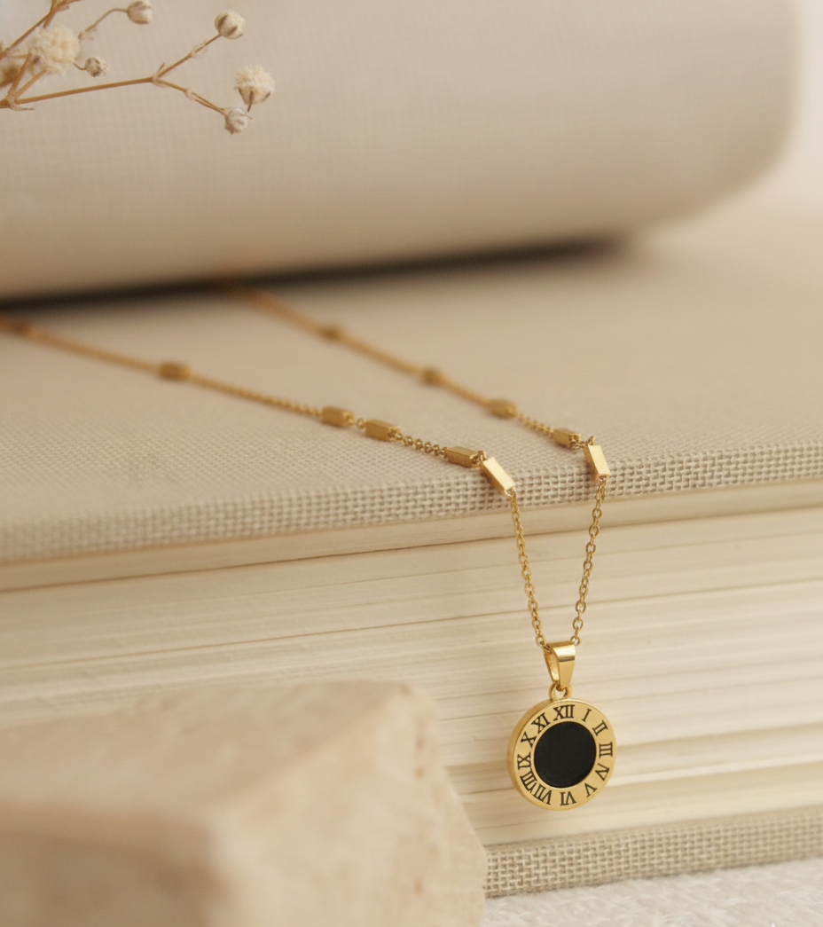 The Midnight Roman Classic Gold Pendant