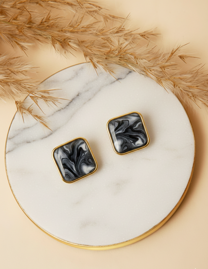 Monaco Marble Studs
