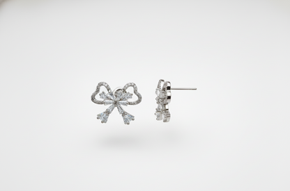 The Crystal Ribbon Studs