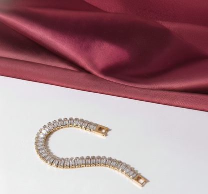 The Gilded Tennis Bracelet (17cm)